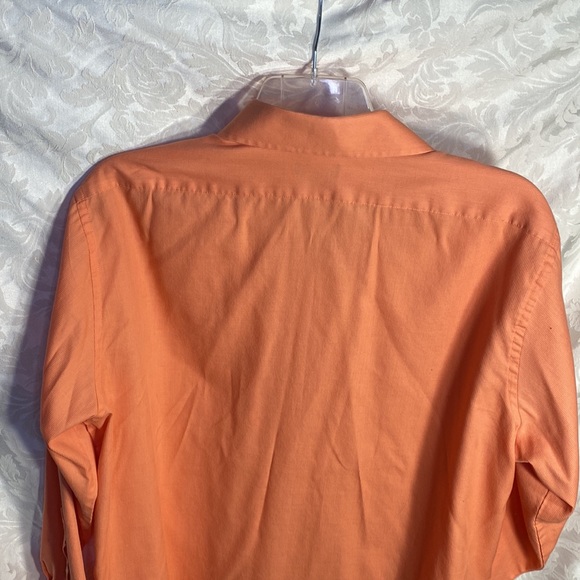 Van Heusen flex regular fit 17 1/2 32/33 Orange peach - Picture 3 of 3